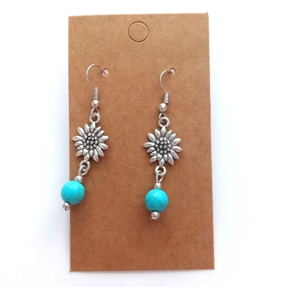 Fashion Jewelry Jewelry - Fashion Jewelry Sunflower Dangle Earrings